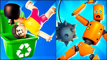 Lazy Jump VS Ragdoll Break Kick Master - All Levels SpeedRun  Ep 1