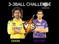 MS DHONI VS GAUTAM GAMBHIR 3-3BALL CHALLENGE REAL CRICKET 24 #shorts