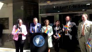 2023 Pride Flag Raising Ceremony at the Metropolitan Water Reclamation District of Greater Chicago