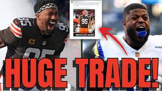 🚨 BREAKING NEWS! Browns Trade Myles Garrett To Rams! Full Trade Package Explained!