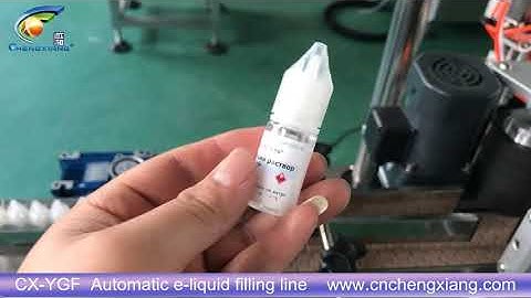 CX-YGF 10ml e liquid filling machine,filling capping labeling machine