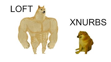 xNURBS fails, but Loft works just fine (tutorial)