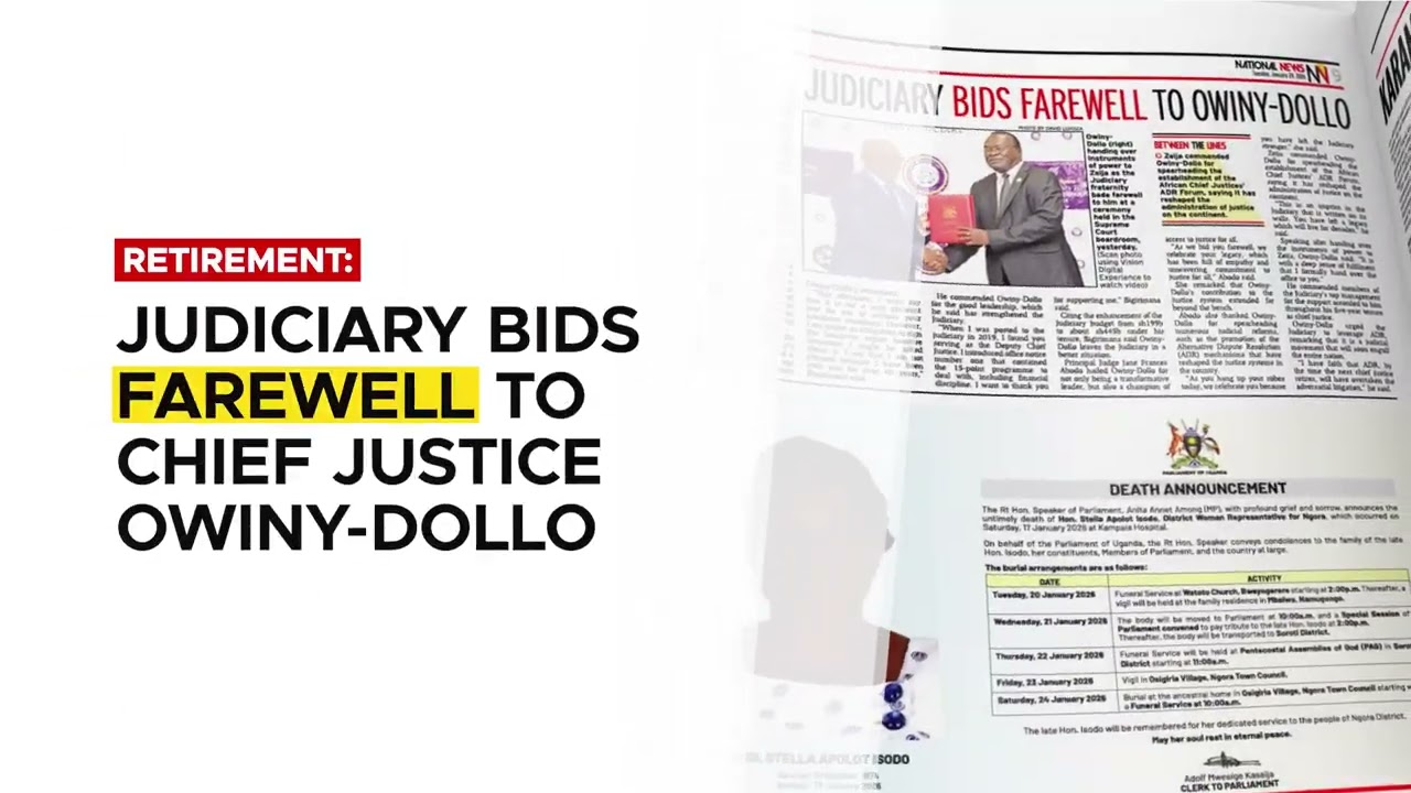 In The New Vision January 20, 2026