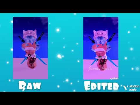 Raw vs edited