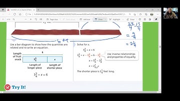 EnVision Math 6 Lesson 4-5: Write and Solve Equations with Rational Numbers