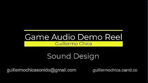 Videogame Audio Demo Reel | Sound Design | Wwise | FMOD | Unity