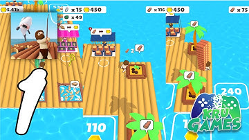 Raft Life Gameplay #1 All Levels (Android, IOS)