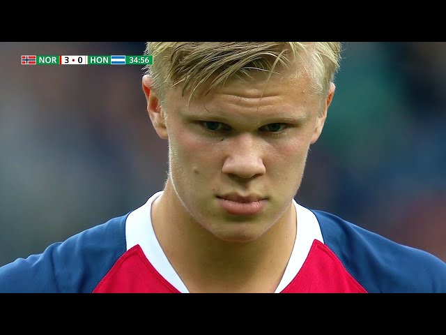 18-Years-old Erling Haaland Scored 9 Goals in 1 Game class=