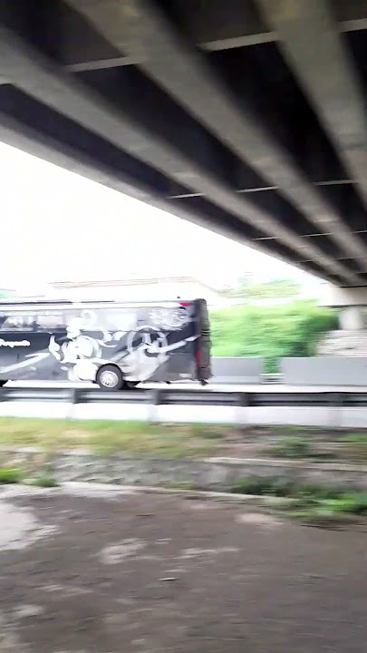 SANGAT CEPAT..! Detik detik bus po Haryanto melesat di tol#shorts