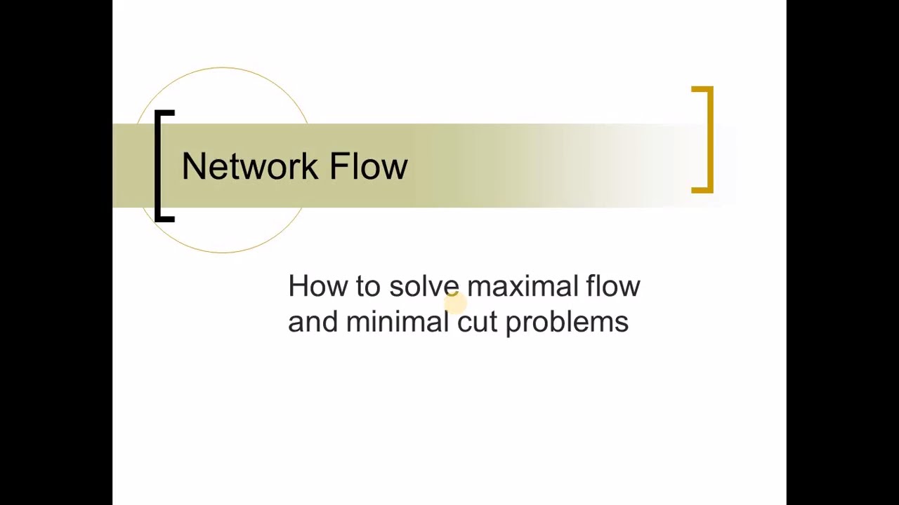 Network Flow Ford Fulkerson Algorithm in Hindi Urdu - YouTube