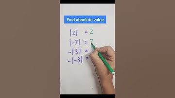 How to find absolute value #shorts