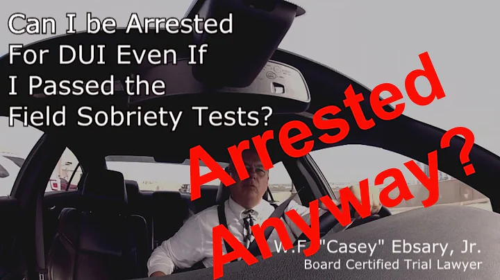 Passed Sobriety Tests Arrested for DUI Anyway? #Shorts