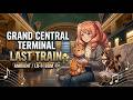 【BGM】Grand Central Terminal Last Train | Late Night Station Ambience for Sleep, Deep Relaxation