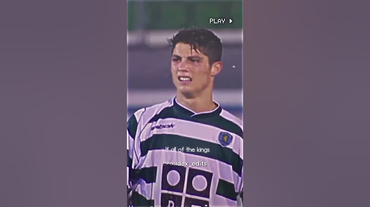 איך רונאלדו התחיל את הקריירה שלו 🐐