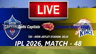 🛑LIVE- DC vs CSK🛑IPL 2026🛑DELHI vs CHENNAI🛑CRICKET 26 GAMEPLAY🛑LIVE MATCH STREAMING🏏 screenshot 3