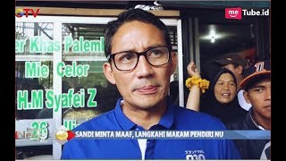 Langkahi Makam Pendiri NU, Sandiaga Akhirnya Minta Maaf - BIP 14/11