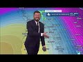 Sunny skies this weekend but chances of thunderstorms move in Monday