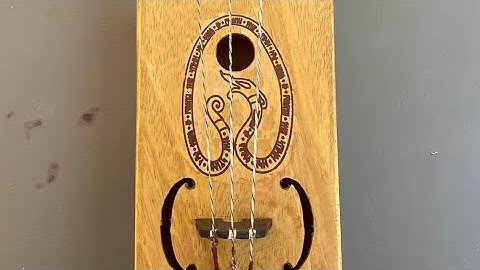 How to make fishing line strings for your Tagelharpa