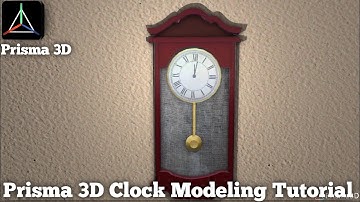Prisma 3D Clock Modeling Tutorial// Prisma 3D Modeling #EditingExpress3D #Prisma3D