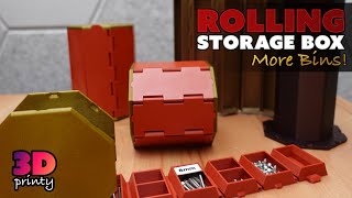 Rolling Storage Box - More Bins!
The rolling storage box has been updated with new bins, a new size, and label inserts.
All the required files to make your own are available for download
Printables
https://www.printables.com/model/93345
Thangs
https://thangs.com/file/31111
Credits
Intro Music By
Slogra
Other Music From
https://artlist.io/ Rolling Storage Box - More Bins!
