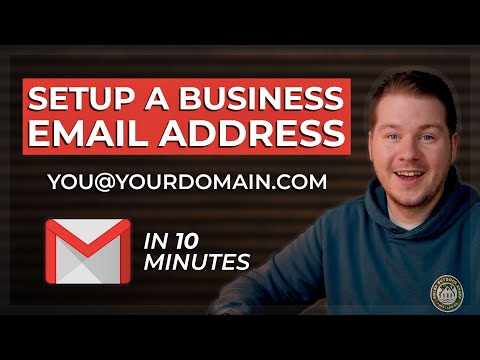 How to Setup a Business Email & Use it with Gmail for Free