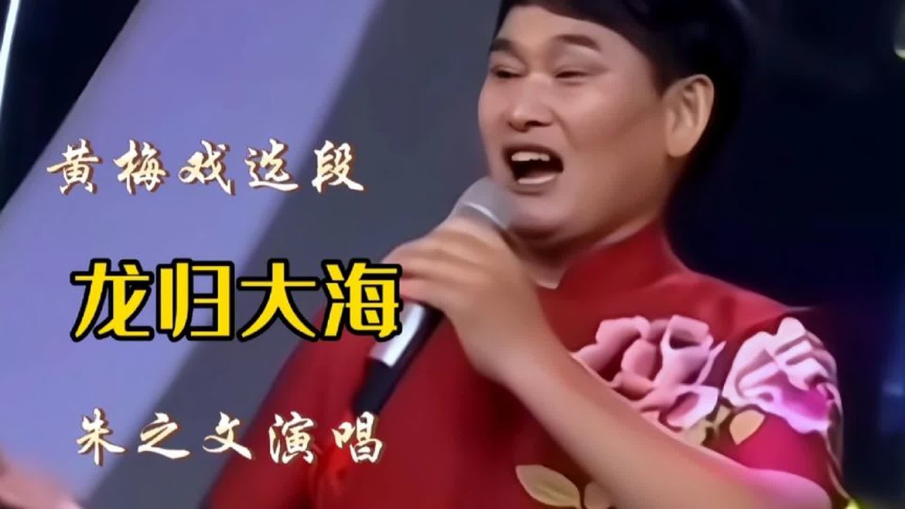 朱之文演唱，黄梅戏经典选段《龙归大海》歌声悠扬震撼全场观众