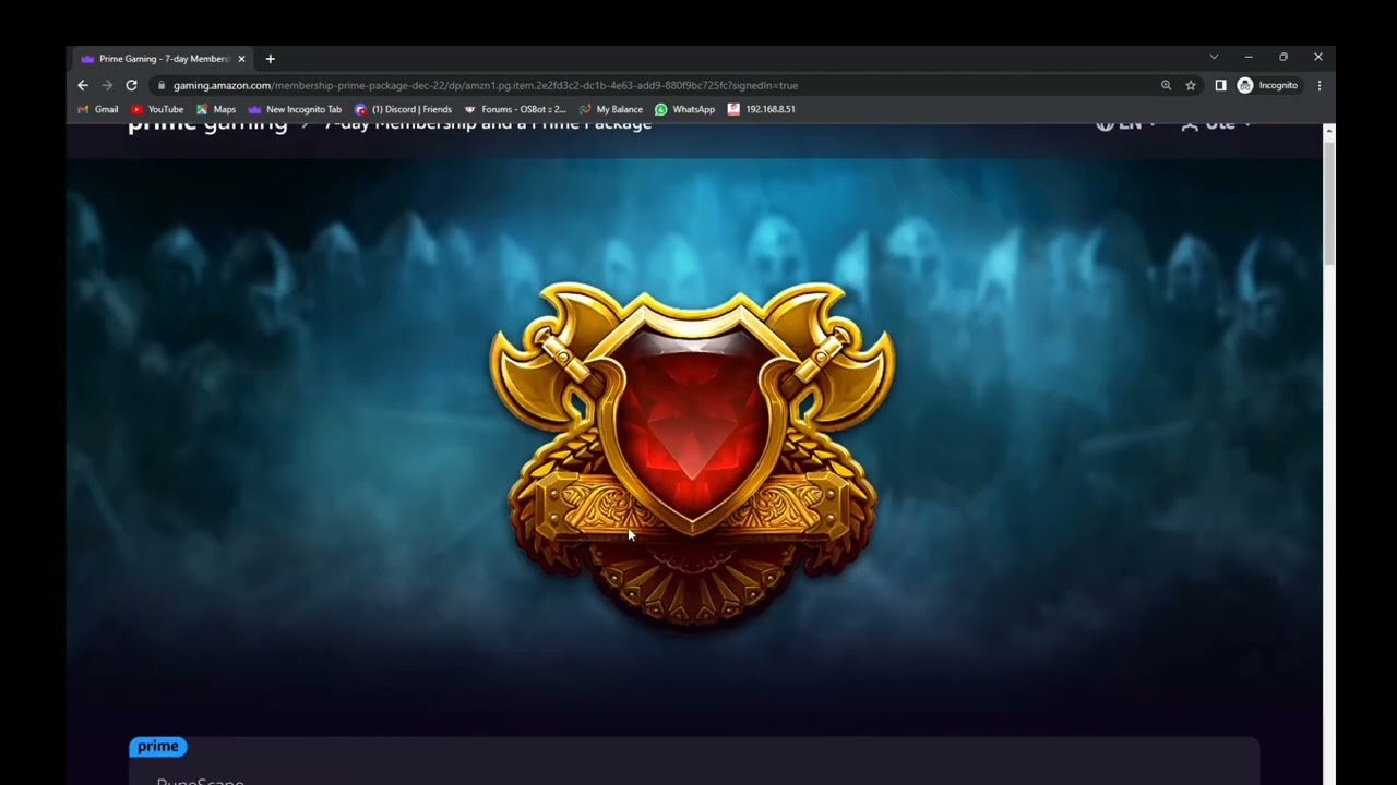 League of Legends x Prime Gaming (Dec 2021): How to link your accounts and  claim rewards - GINX TV