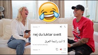 Challenge:  VI LÄR OSS ARABISKA!!!