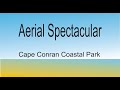 Aerial spectacular Cape Conran Coastal Park Australia