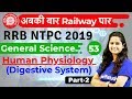 12:00 PM - RRB NTPC 2019 | GS by Shipra Ma'am | Human Physiology (Digestive System)