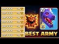 EASY SPAM ARMY Dragon Rider With Sky Wagon Strategy for Fast insane Legend League Pushing | Coc