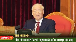 Tổng Bí thư Nguyễn Phú Trọng chủ trì và phát biểu khai mạc Hội nghị Trung ương lần thứ 9, khóa XIII