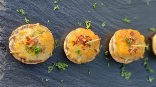 Stuffed mushroom | mushroom recipe | veg starter recipe | stuff mushroom