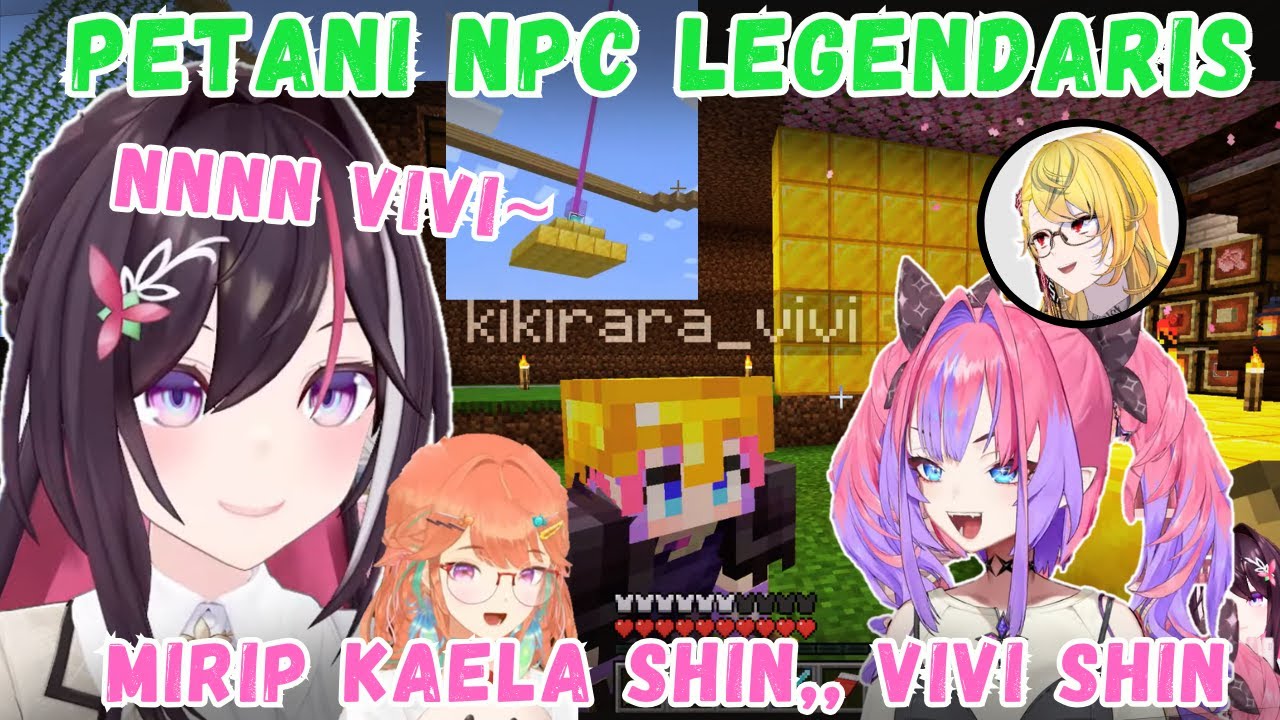 AZKi Bertemu NPC VIVI Petani Legendaris Perlahan Jadi Seperti KAELA Shin【Hololive | Clip】