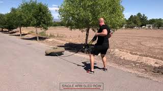 Single Arm Sled Row
