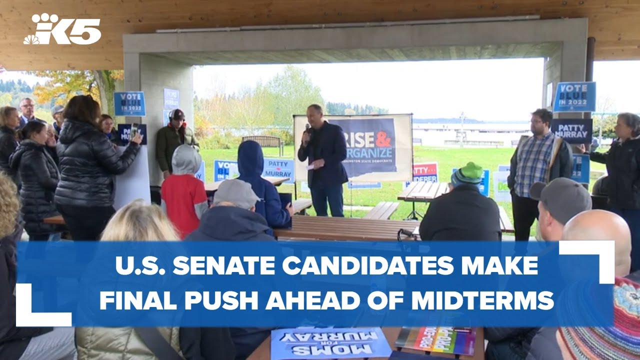 Washington's U.S. Senate candidates make final push - YouTube