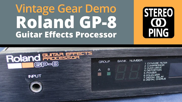 Roland GP-8 Demo - realtime parameter tweaking ft. E-Guitarsample, PolySix, TR-808 & Volca Sample