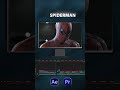 Spider Man Tutorial | Premiere Pro After Effects #shorts #trending #tutorial