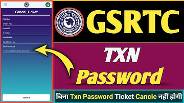 How to find Txn Password GSRTC ticket | TXN Password kevi rite melavo | GSRTC Txn Password#Technonir