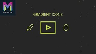 Gradient Text and Icons | Adobe Muse CC | Muse For You