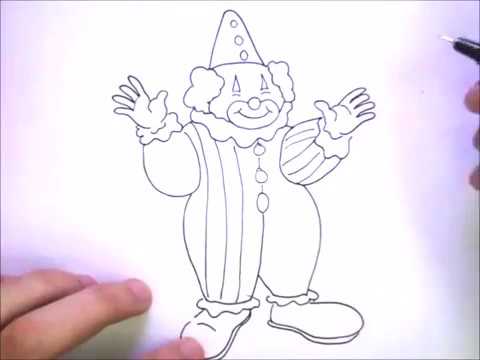 Video: Kako Nacrtati Klauna