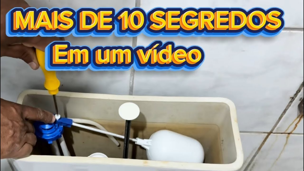 COMO TROCAR O REPARO DA CAIXA ACOPLADA DE TODAS AS MARCAS VÍDEO ...