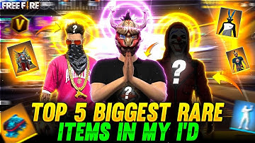 TOP 5 BIGGEST RARE ITEMS IN MY I