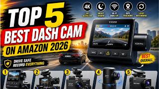  Best Dash Cams on Amazon 2026  4K Front & Rear Dash Camera – Ultimate Buyer’s Guide!