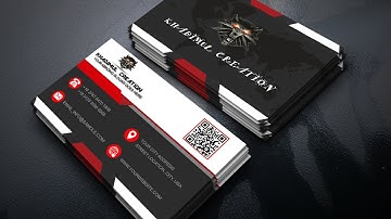 Business Card Design In Photoshop| Part 1| Photoshop Tutorials