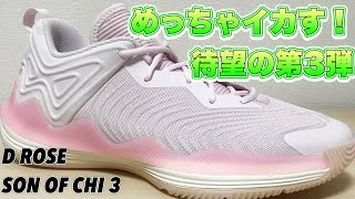 【着用レビュー】 adidas D ROSE son of chi 3 デリックローズ サンオブシカゴ 3 【バッシュ紹介】