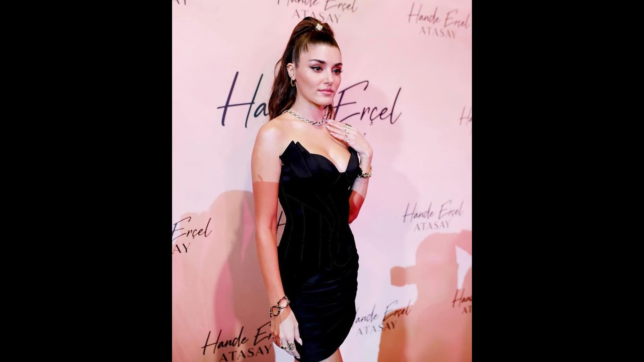 Hande Erçel atasay jewelry party Joyería Atasay