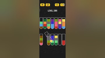 Water sort puzzle level 2191