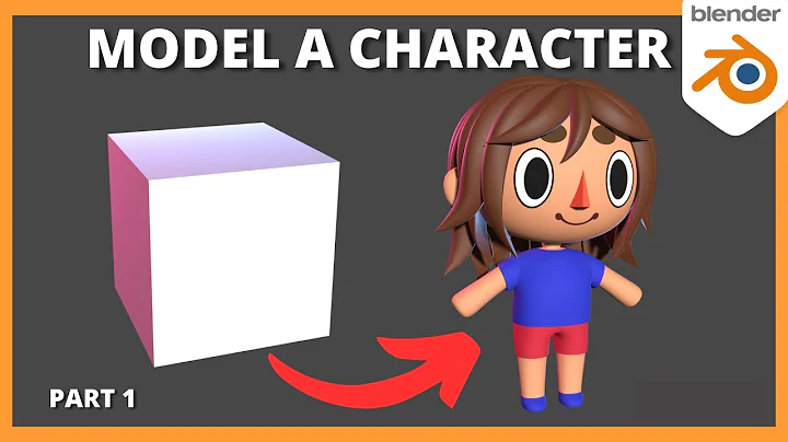 Blender Tutorial - 3D Character Modeling for Beginners (Part 1)