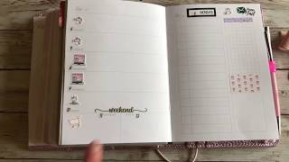 B6 Daily planner set up using PPweeks kit